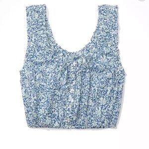 AE American Eagle cropped bubble tank top